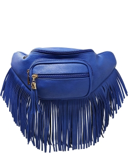 Fashion Fringe Tassel Fanny Pack Waist Bag KL088 ROYAL BLUE